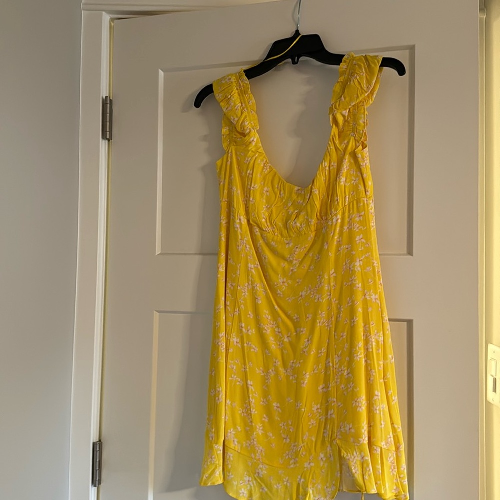 Yellow Sophie rue dress